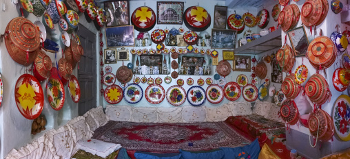 Decoration Inside An Harari House, Harar, Ethiopia