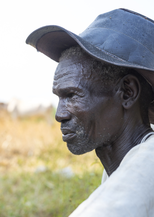 Mr Douiar Yetch Nuer Tribe Man With Gaar Facial Markings, Gambela, Ethiopia