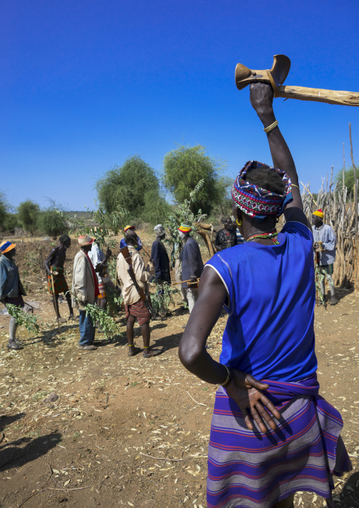 Mourning Ceremony In Hamer Tribe, Turmi, Omo Valley, Ethiopia