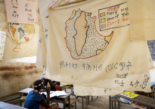 Hamer Tribe Kid In A School, Turmi, Omo Valley, Ethiopia