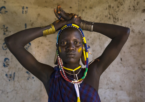 Mursi Tribe Beauty, Hail Wuha Village, Omo Valley, Ethiopia