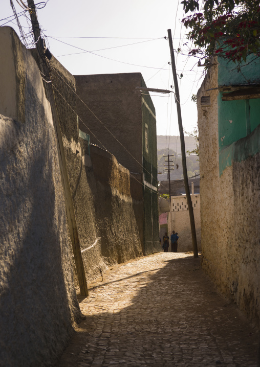 People Walking In The Narrow Streets Of The Old Town, Harar, Ethiopia