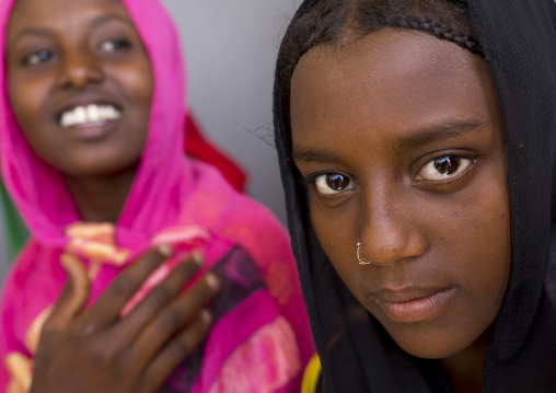 Afar Tribe Girls, Afambo, Afar Regional State, Ethiopia