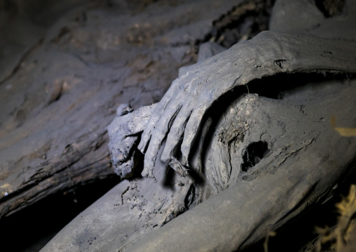 Yemrehana Krestos Rock Church Skeletons And Mumies, Lalibela, Ethiopia