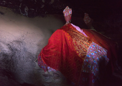 Yemrehana Krestos Rock Church Priests Graves, Lalibela, Ethiopia