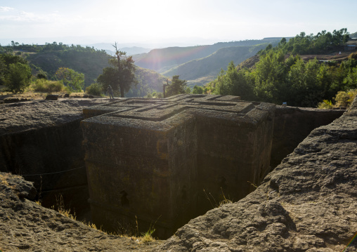 Monolithic Rock-cut Church Of Bete Giyorgis, Lalibela, Ethiopia