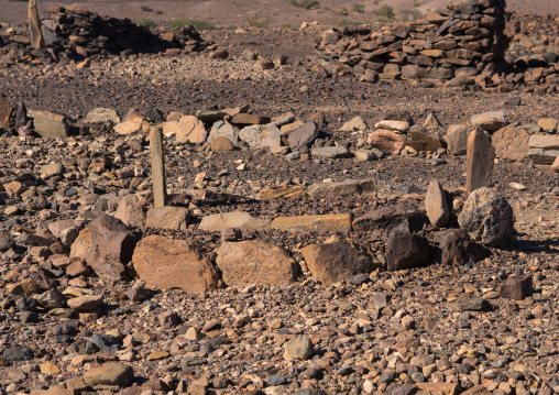 Old afar tribe grave in the danakil desert, Afar region, Semera, Ethiopia