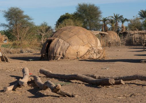 Traditional afar tribe village, Afar region, Afambo, Ethiopia