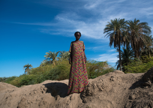 Afar tribe teenage girl, Afar region, Afambo, Ethiopia