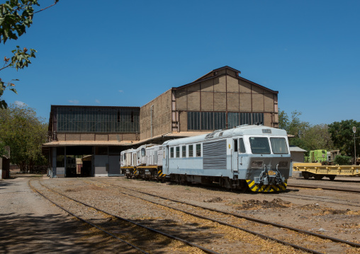 Old train in the station, Dire dawa region, Dire dawa, Ethiopia