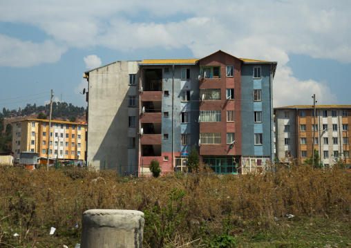 Popular and middle class new apartments blocks, Addis abeba region, Addis ababa, Ethiopia