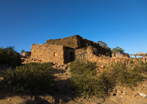 Traditional Argoba stone houses village, Harari Region, Koremi, Ethiopia