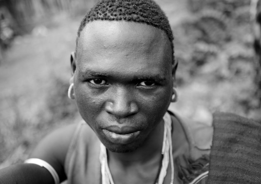 Man at tum market, Omo valley, Ethiopia