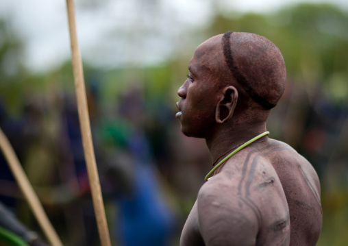 Donga Stick Fighting Ritual, Surma Tribe, Omo Valley, Ethiopia