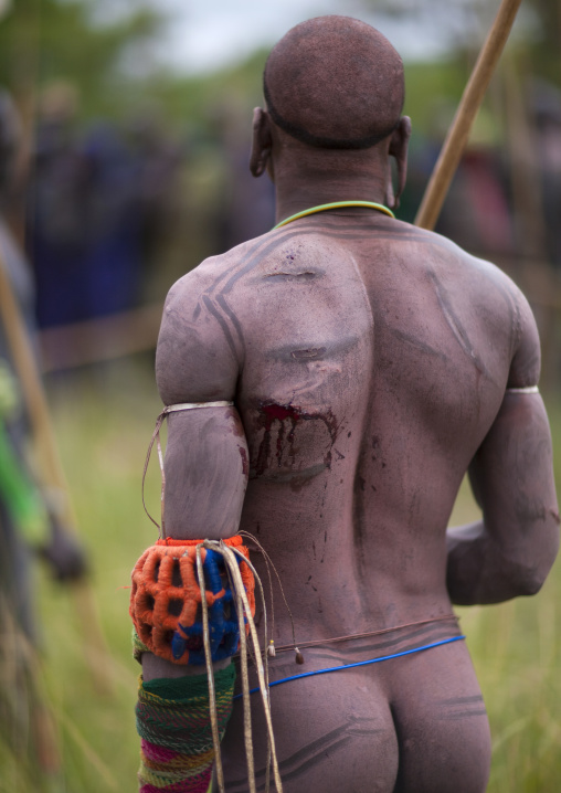 Donga Stick Fighting Ritual, Surma Tribe, Omo Valley, Ethiopia