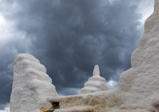 Storm over the shrine, Oromia, Sheik Hussein, Ethiopia