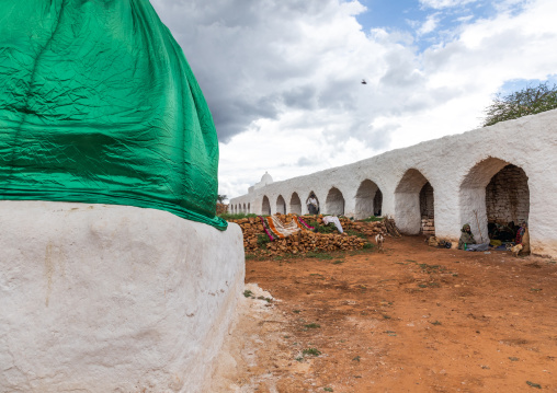 Oromo pilgrims camp in Sheikh Hussein shrine, Oromia, Sheik Hussein, Ethiopia