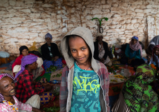 Oromo pilgrims in their camp in Sheikh Hussein shrine, Oromia, Sheik Hussein, Ethiopia