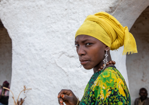 Oromo pilgrim woman in the shrine of sufi Sheikh Hussein , Oromia, Sheik Hussein, Ethiopia