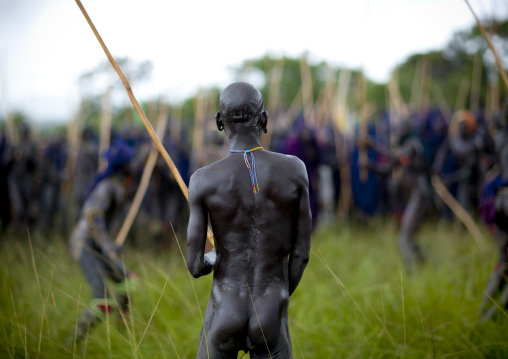 Donga Stick Fighting Ritual, Surma Tribe, Omo Valley, Ethiopia