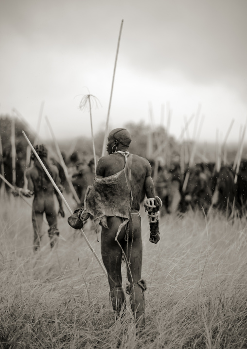 Donga Stick Fighting Ritual, Surma Tribe, Omo Valley, Ethiopia