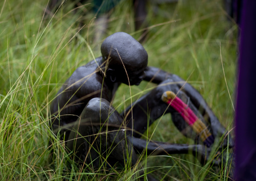 Suri tribe warriors fighting during a donga stick ritual, Omo valley, Tulgit, Ethiopia