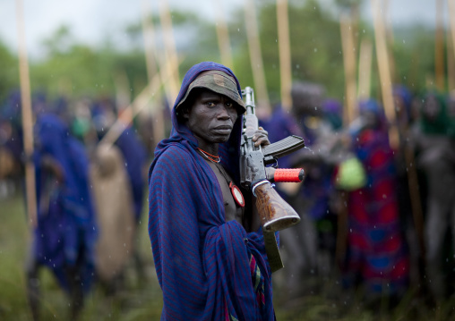 Donga Stick Fighting Ritual, Surma Tribe, Omo Valley, Ethiopia