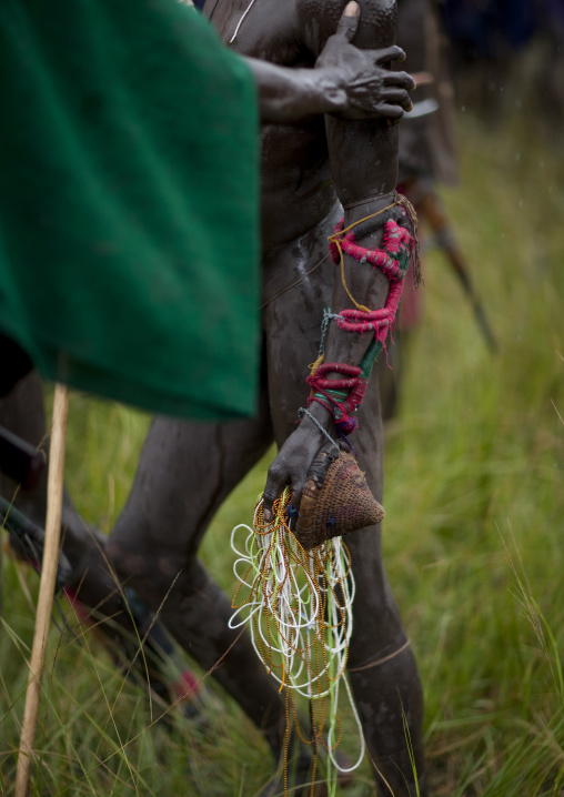 Donga stick fighting in Suri tribe, Tulgit, Omo valley, Ethiopia