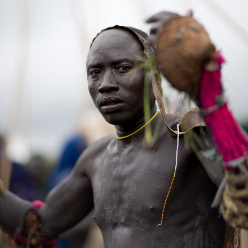 Donga Stick Fighting Ritual, Surma Tribe, Omo Valley, Ethiopia