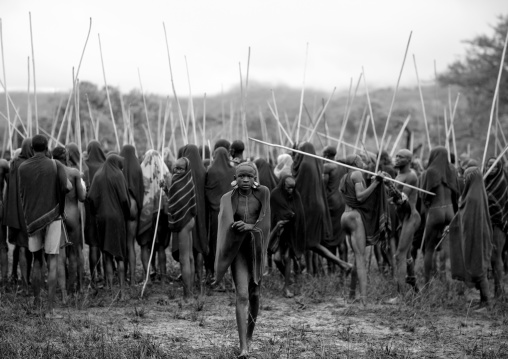 Donga Stick Fighting Ritual, Surma Tribe, Omo Valley, Ethiopia