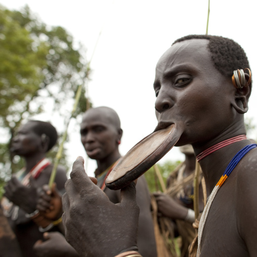 Surma Woman With Lip Plate, Kibbish Village, Omo Valley, Ethiopia