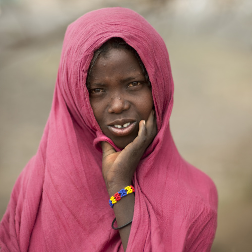 Veiled Karrayyu Girl, Lake Metahara Area, Ethiopia