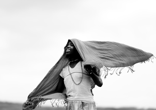 Veiled Karrayyu Girl, Lake Metahara Area, Ethiopia