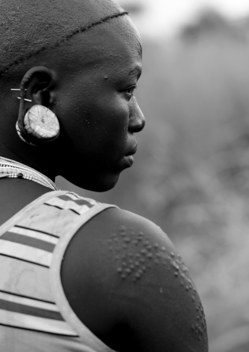 Surma Girl, Turgit Village, Omo Valley, Ethiopia