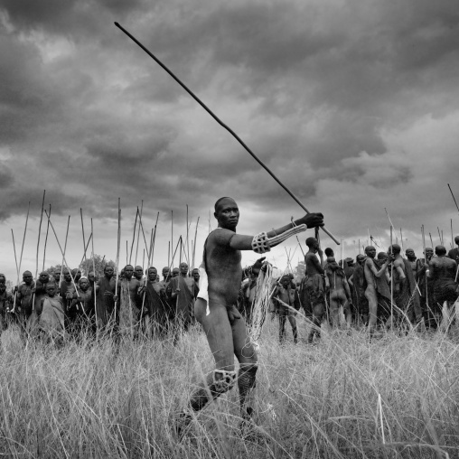 Donga Stick Fighting Ritual, Surma Tribe, Omo Valley, Ethiopia