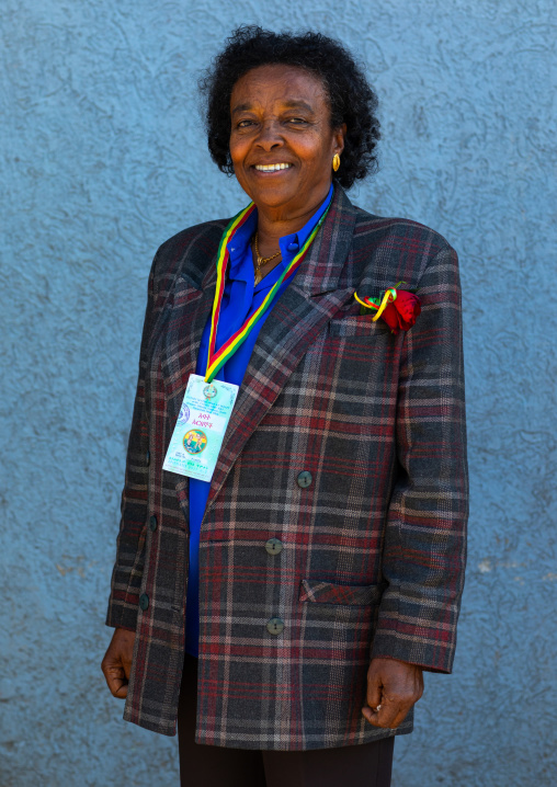 Ethiopian patriot woman, Addis Abeba region, Addis Ababa, Ethiopia