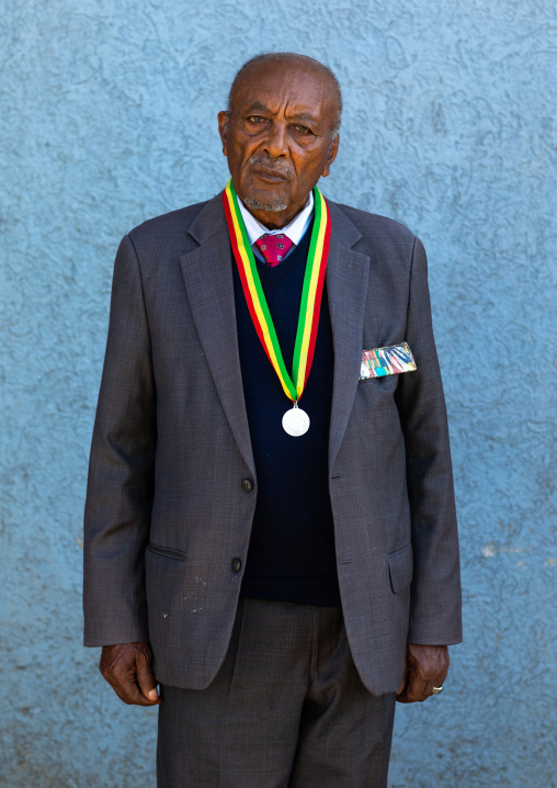 Veteran from the italo-ethiopian war, Addis Abeba region, Addis Ababa, Ethiopia