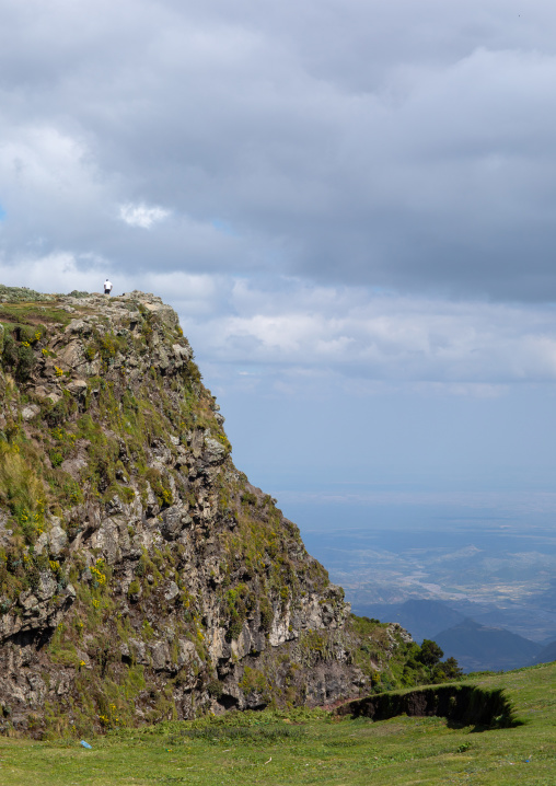 Menelik's window landscape, Amhara Region, Debre Sina, Ethiopia