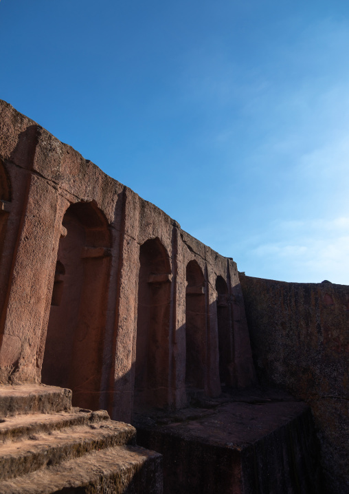 Bete gabriel rafael twin church, Amhara Region, Lalibela, Ethiopia