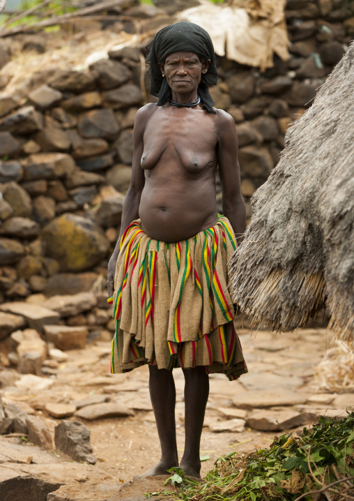 Konso Tribe Woman, Omo Valley, Ethiopia