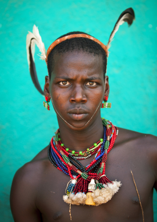 Maze Hamer Tribe Whipper, Turmi, Omo Valley, Ethiopia