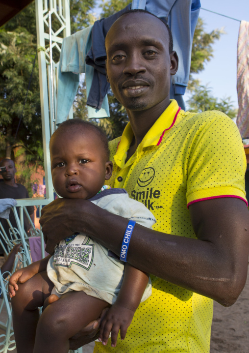 Mingi baby rescued in omochild foundation, Jinka, Omo valley, Ethiopia