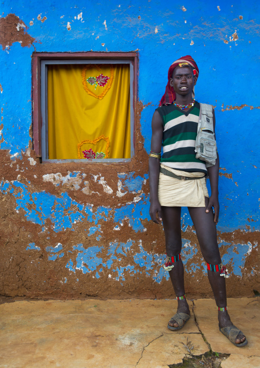 Bana Tribe Man, Key Afer, Omo Valley, Ethiopia