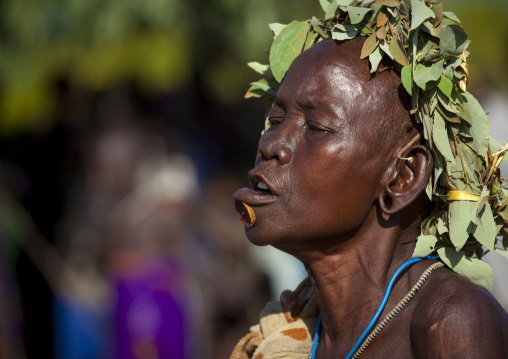 Bodi Tribe People Celebrating The Kael Ceremony, Hana Mursi, Omo Valley, Ethiopia