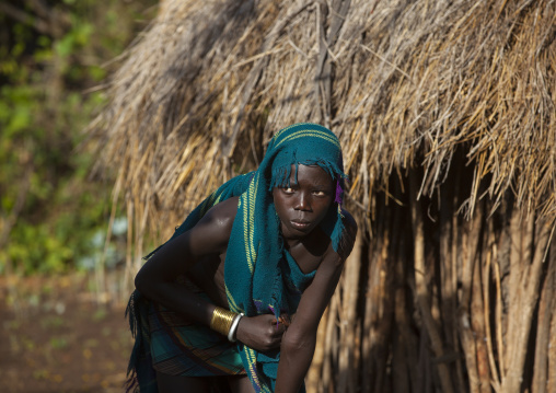 Bodi Tribe Woman, Hana Mursi, Omo Valley, Ethiopia