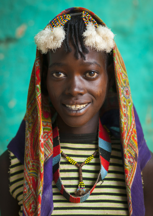 Bana Tribe Woman, Key Afer, Omo Valley, Ethiopia