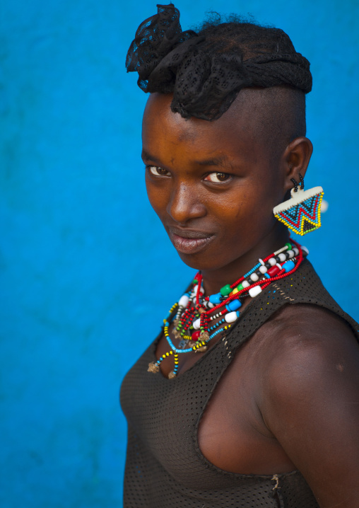 Hamer Teenager, Dimeka, Omo Valley, Ethiopia