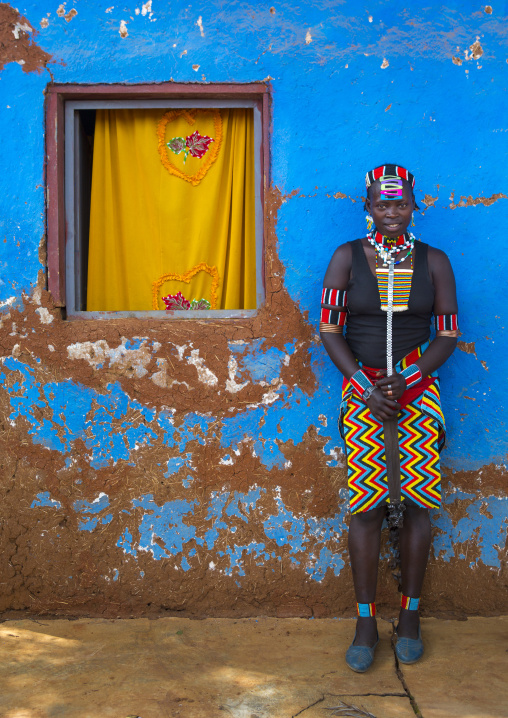 Bana Tribe Woman, Key Afer, Omo Valley, Ethiopia