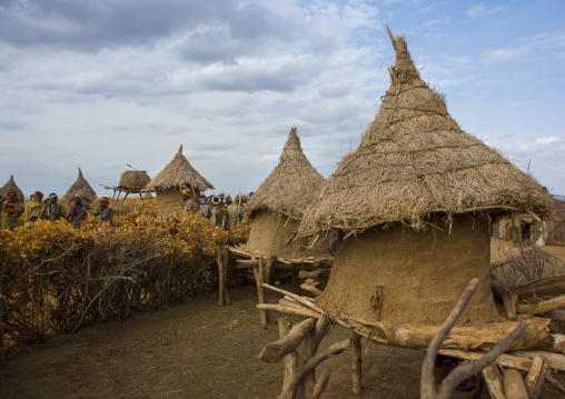 Dassanech Grain Store In A Village, Omorate, Omo Valley, Ethiopia