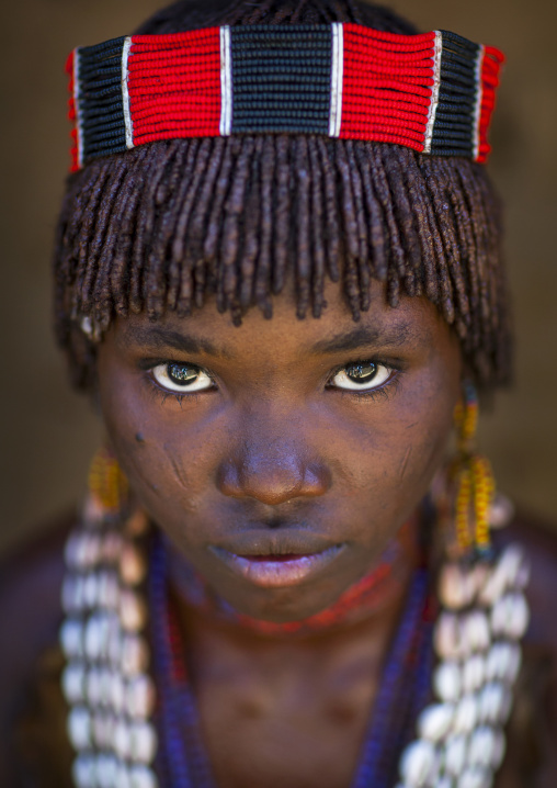 Hamer Tribe Teenager, Turmi, Omo Valley, Ethiopia